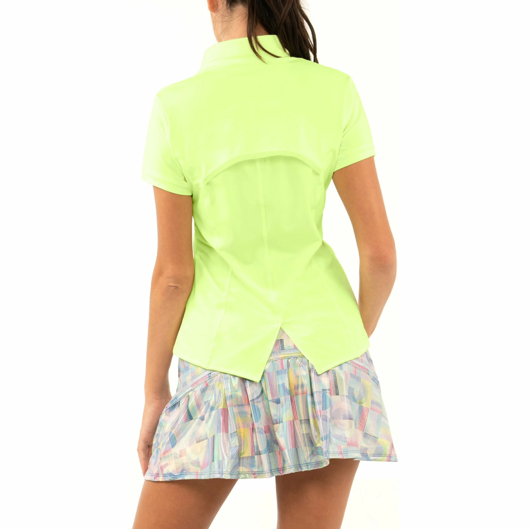 Lucky In Love Chi Chi Womens Shortsleeve Golf Shirt - Image 2