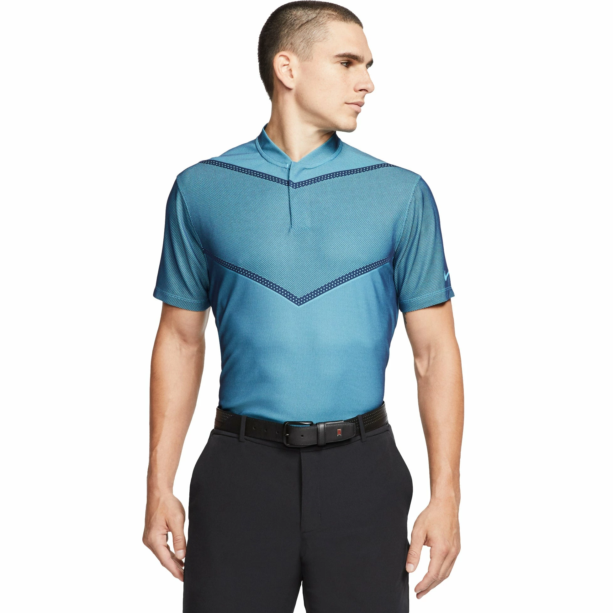 Nike Golf Nike Dri-FIT Tiger Woods Blade Mens Golf Polo - Image 5