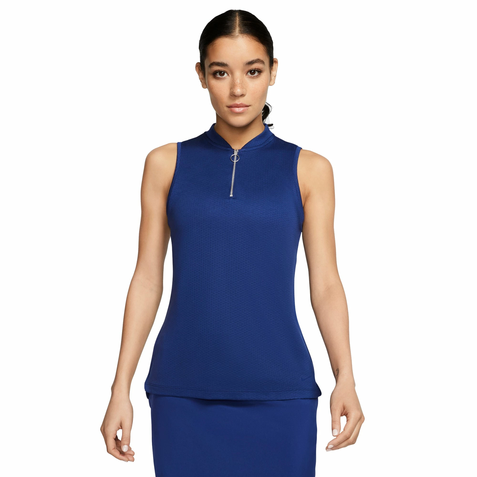 Nike Golf Nike Dri-FIT Zip Womens Sleeveless Golf Polo - Image 8