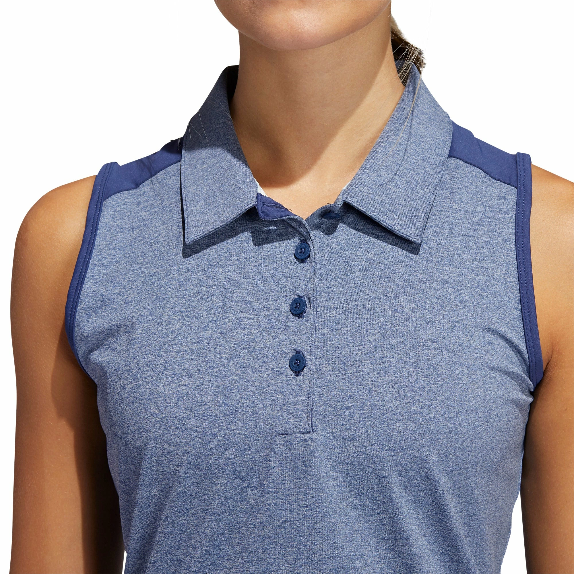 Adidas Golf Adidas Ultimate365 Tech Indigo Womens Golf Polo - Image 3