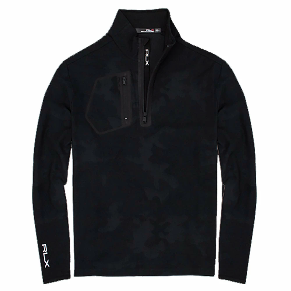 Polo Ralph Lauren RLX Brushed Back Thermal Pique Mens Golf 1/2 Zip