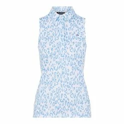 J.Lindeberg J. Lindeberg Dena Printed Womens Sleeveless Golf Polo 2021