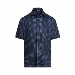 Polo Ralph Lauren RLX Ralph Lauren Printed Lightweight Airflow Round Hill Dot Mens Golf Polo