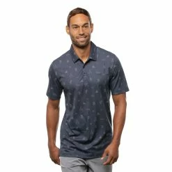 TravisMathew Dress To Impress Mood Indigo Mens Golf Polo