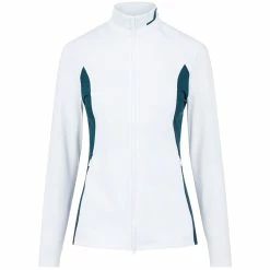 J.Lindeberg J. Lindeberg Therese Mid Layer White Womens Golf Jacket