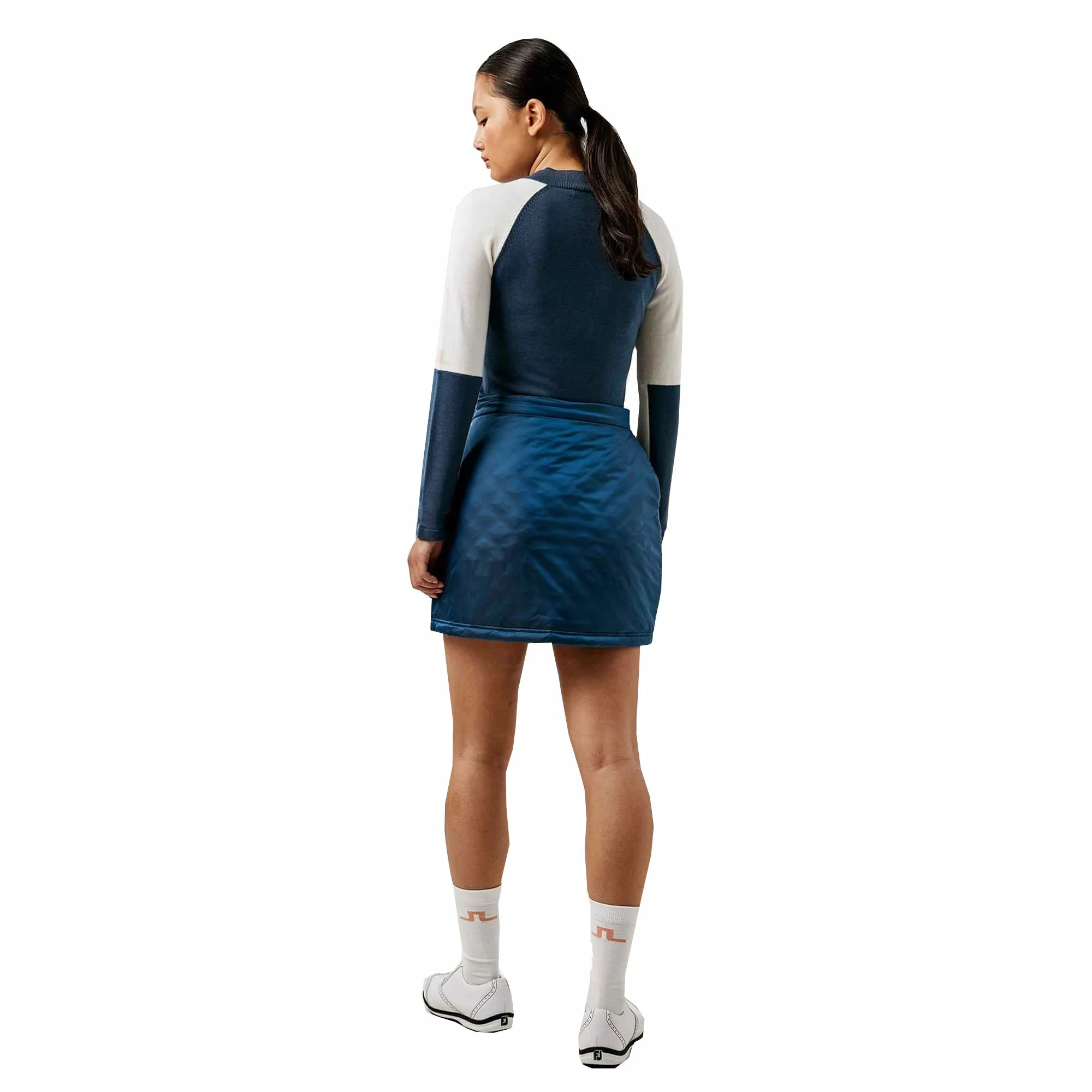 J.Lindeberg J. Lindeberg Leila Knitted Orion Blue Womens Golf Sweater - Image 3