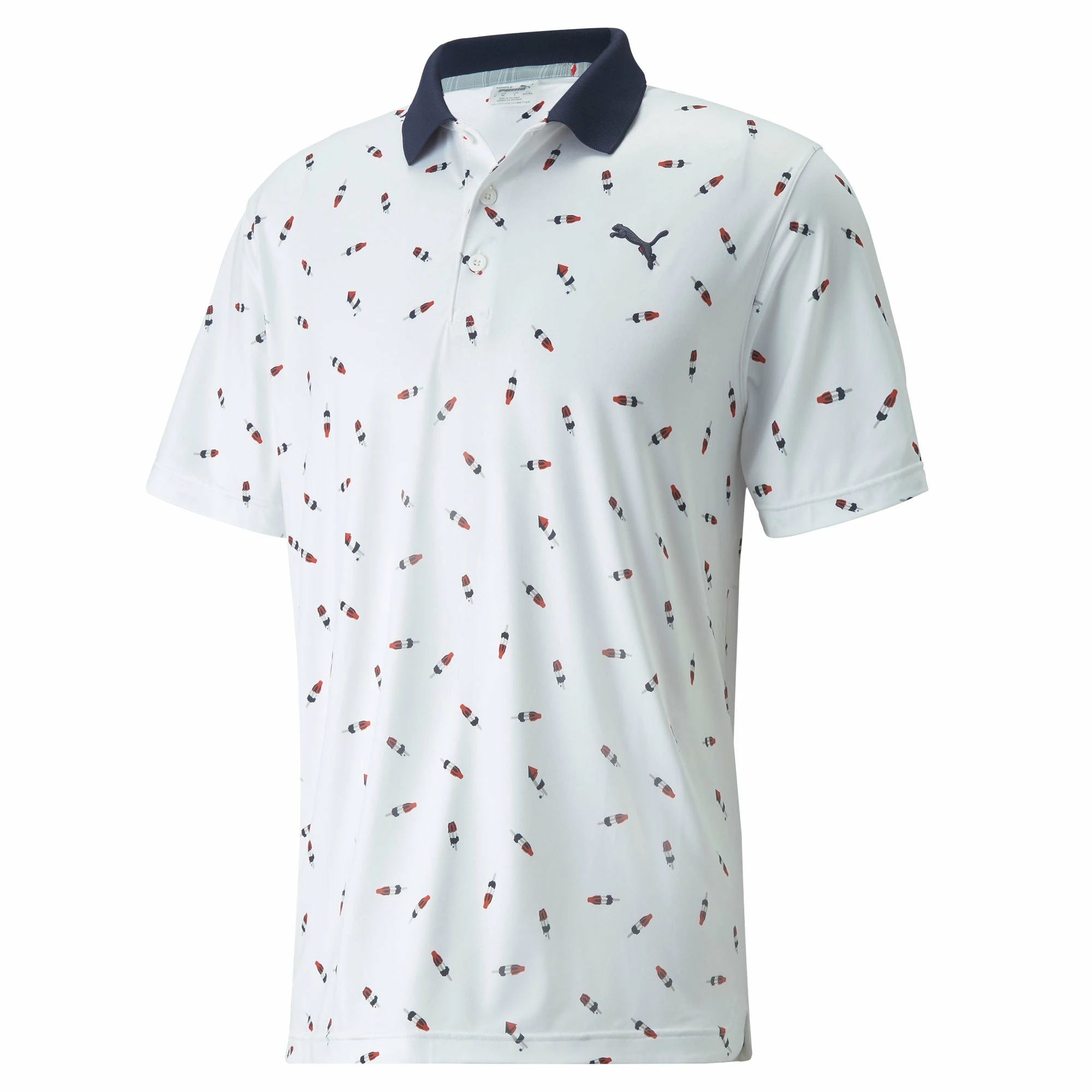 PUMA Golf Puma CLOUDSPUN Popsi-Cool Mens Golf Polo - Image 3