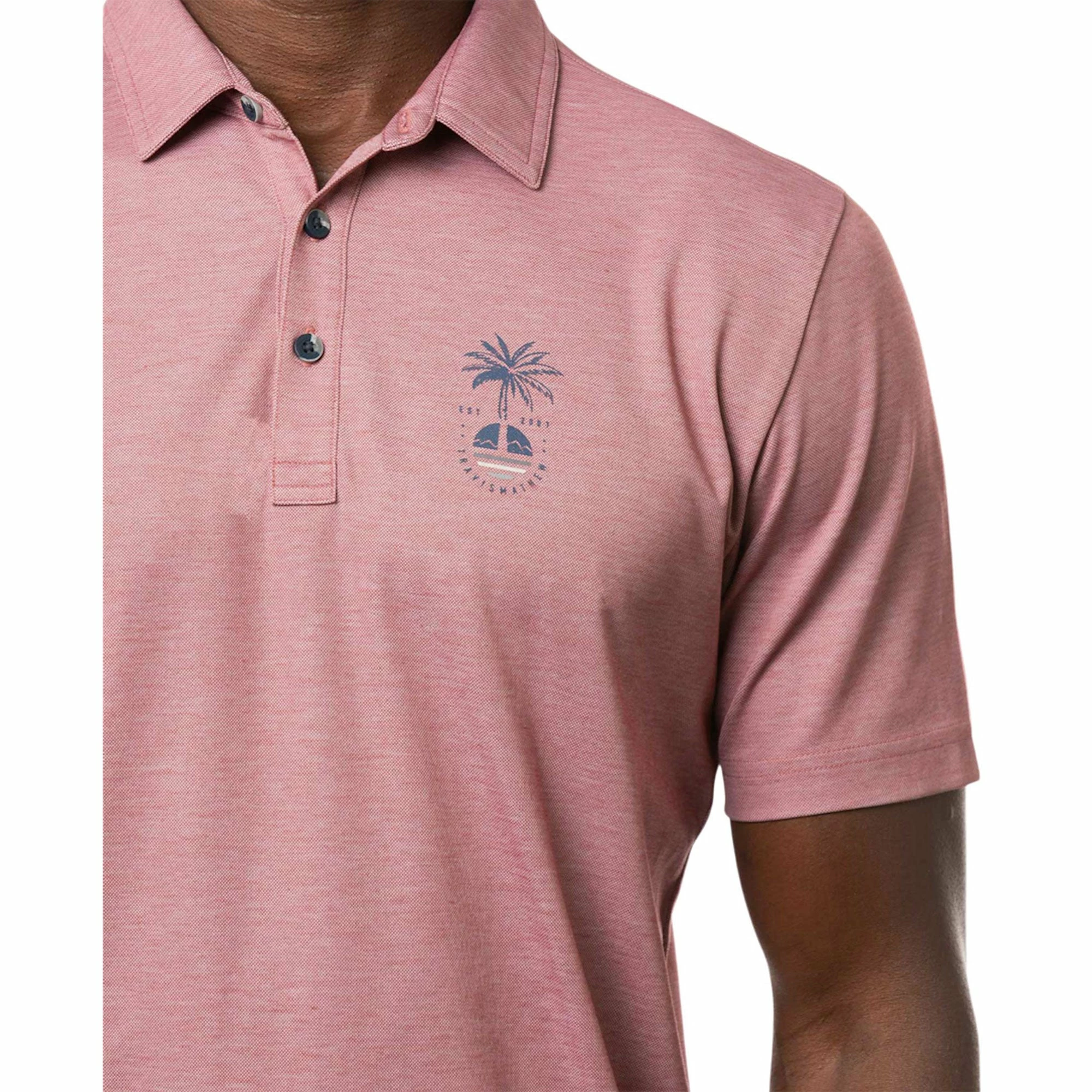 TravisMathew Long Weekend Mens Golf Polo - Image 3