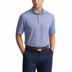 Polo Ralph Lauren RLX Ralph Lauren Printed Lightweight Airflow Jersey Liberty Mens Golf Polo