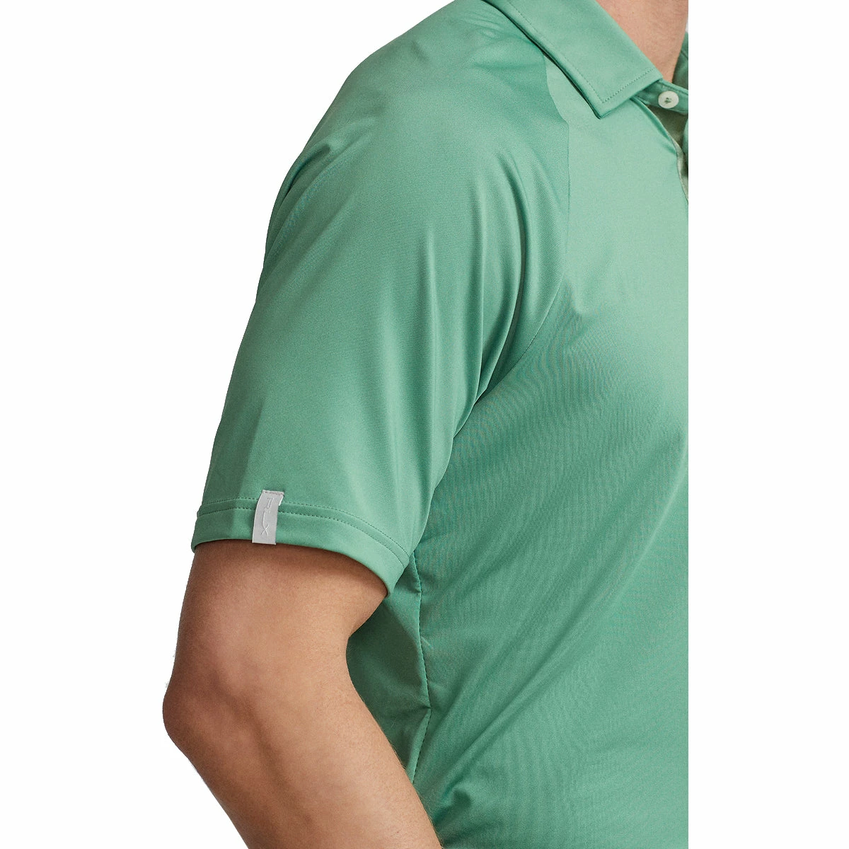 Polo Ralph Lauren RLX Ralph Lauren Lightweight Airflow Jersey Outback Green Mens Golf Polo - Image 3