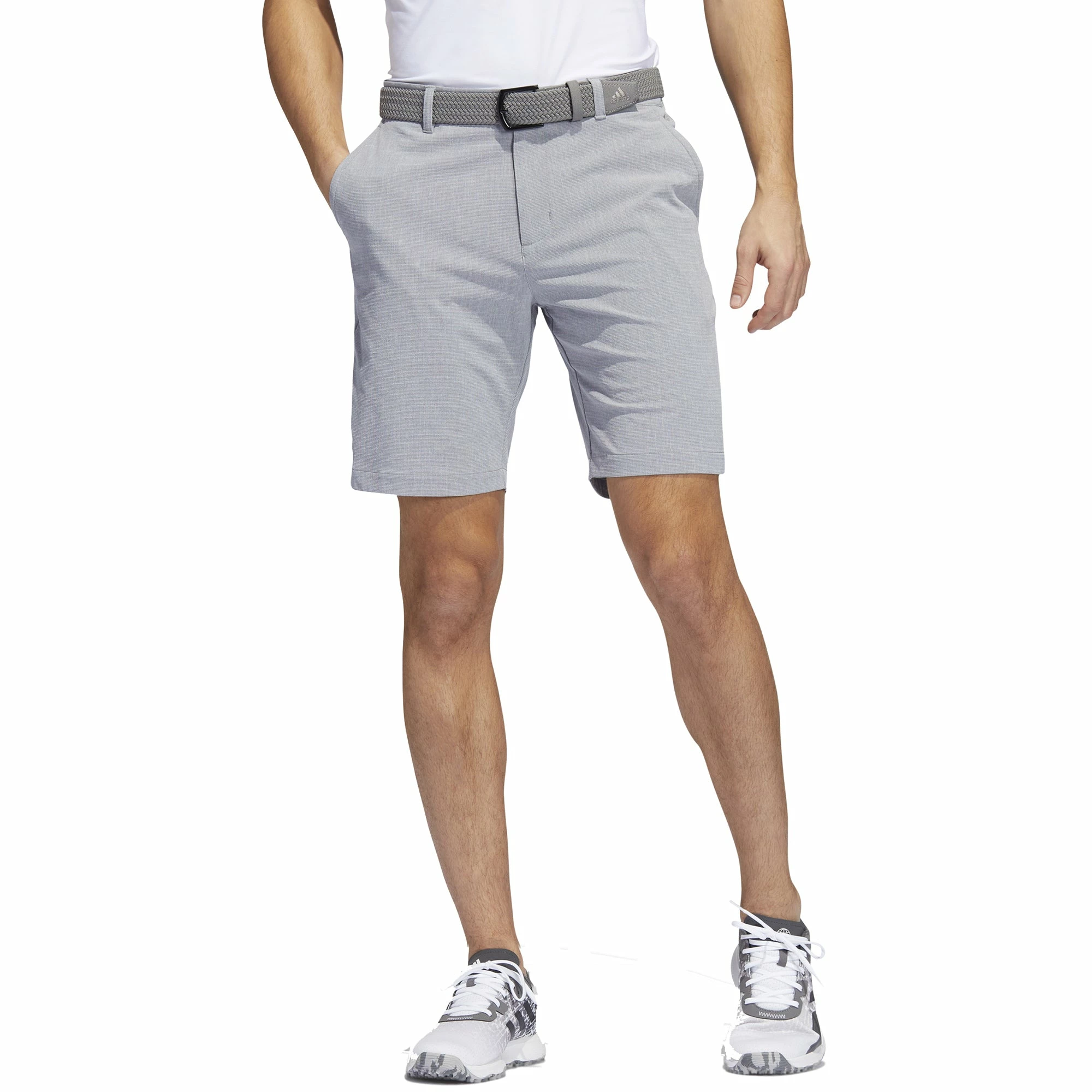 Adidas Golf Adidas Ultimate365 Crosshatch 9in Mens Golf Shorts