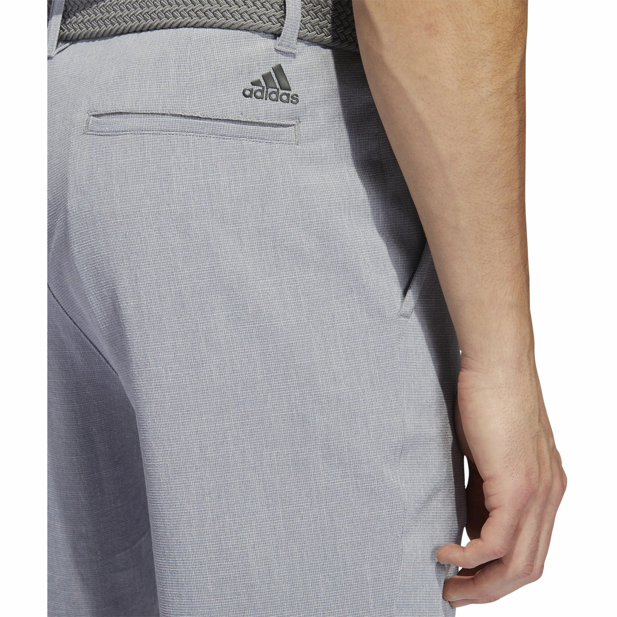 Adidas Golf Adidas Ultimate365 Crosshatch 9in Mens Golf Shorts - Image 3