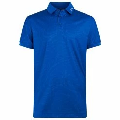 J.Lindeberg J. Lindeberg KV Print Relaxed Fit Mens Golf Polo