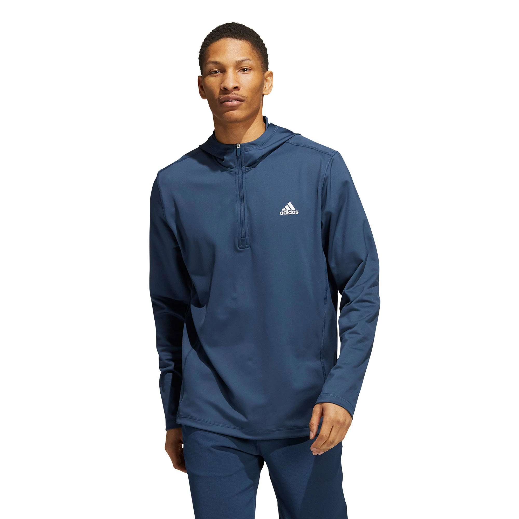 Adidas Golf Adidas Novelty Crew Navy Mens Golf Hoodie