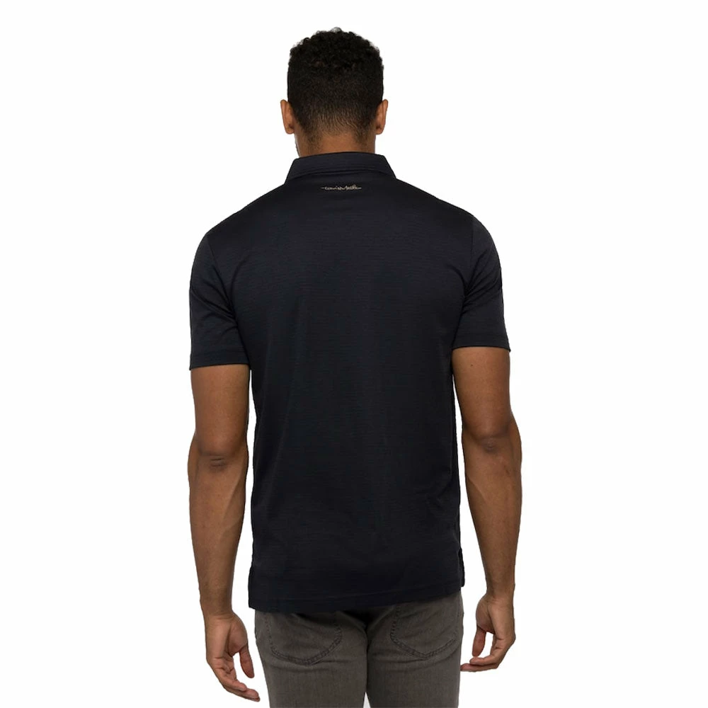 TravisMathew Valetta Black Mens Golf Polo - Image 2