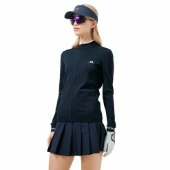 J.Lindeberg J. Lindeberg Alma Knitted Navy Womens Golf Sweater