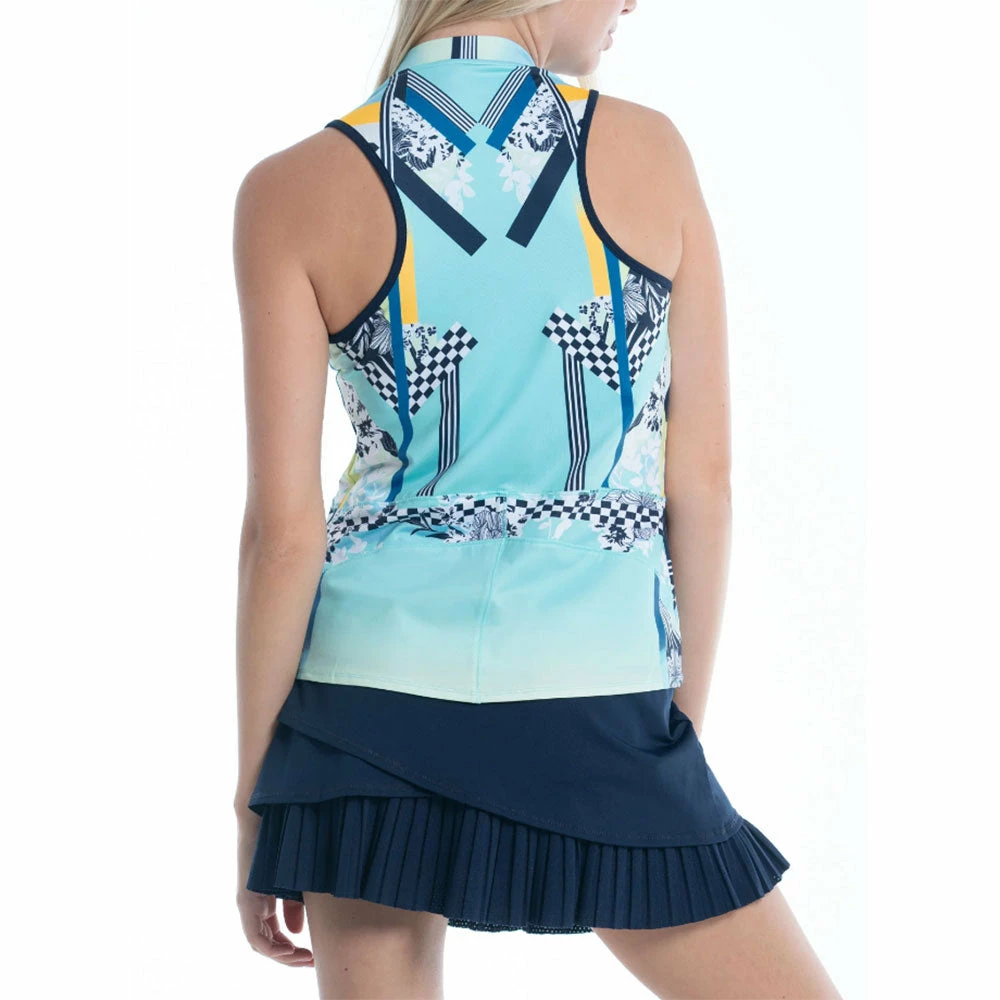 Lucky In Love Urbana Womens Golf Tank With Built-In Bra - Image 2