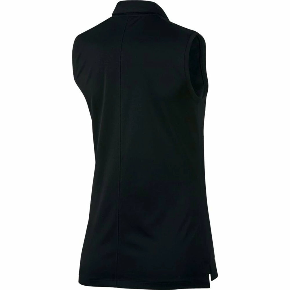 Nike Golf Nike Dri Fit Solid Womens Sleeveless Golf Polo - Image 2