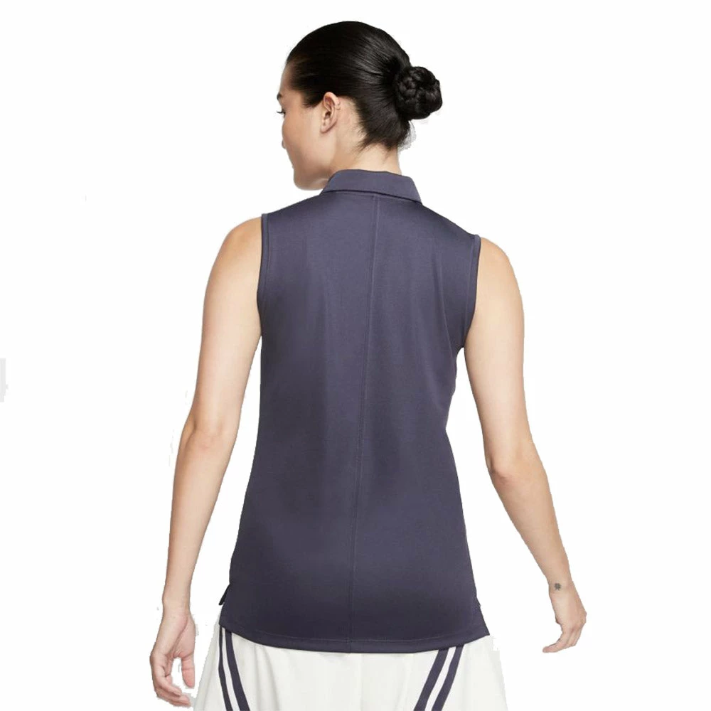 Nike Golf Nike Dri Fit Solid Womens Sleeveless Golf Polo - Image 4