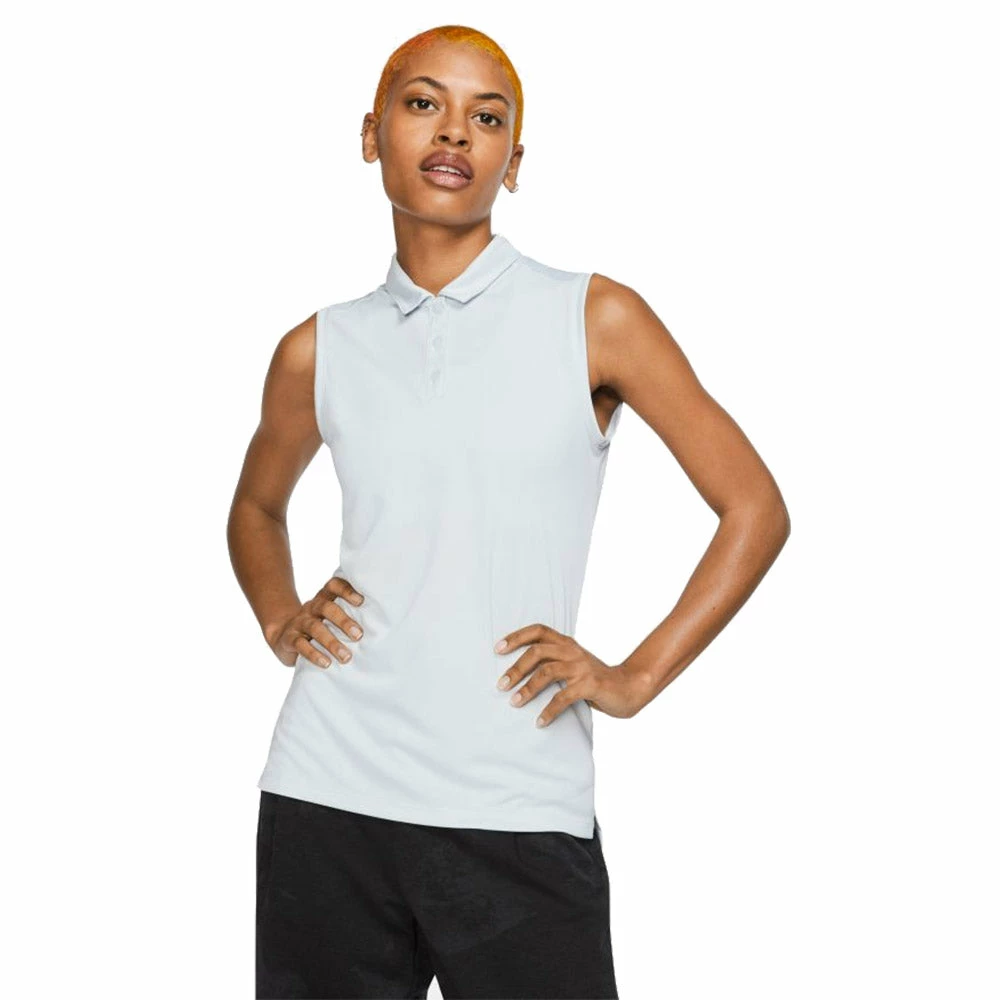 Nike Golf Nike Dri Fit Solid Womens Sleeveless Golf Polo - Image 5